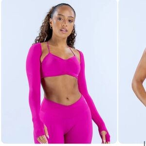 Dfyne vision shrug and bra set